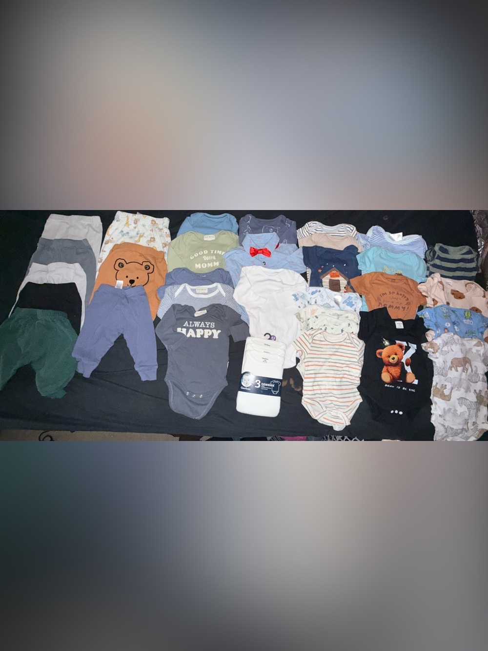 Baby Boy Clothes 0-3 Months Lot 34pc
